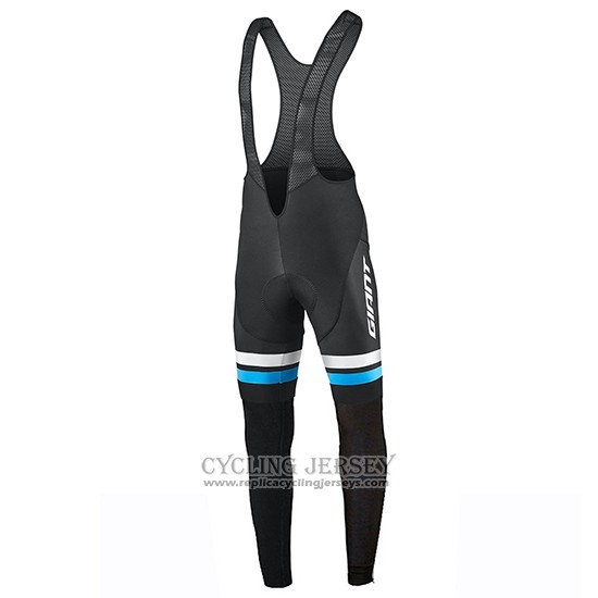 2019 Cycling Jersey Giant Race Day Blue Long Sleeve And Bib Tight